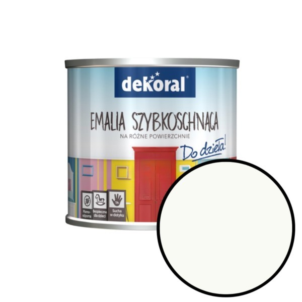 Acryllack für Holz und Metall 0,5L Białe szaleństwo Dekoral 399510