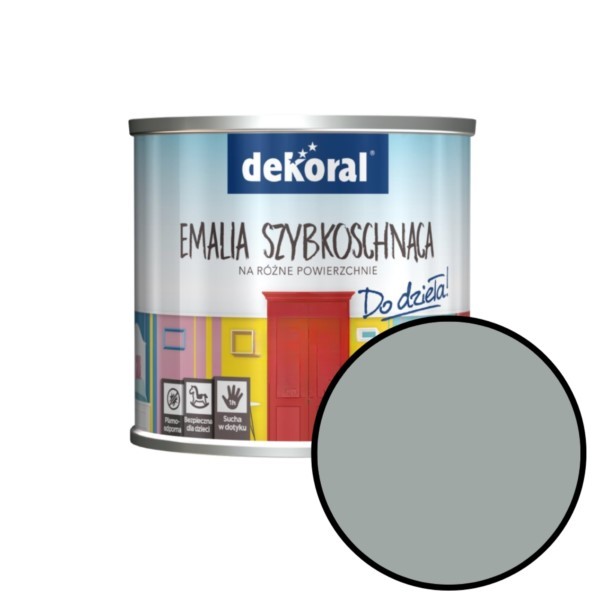 Acryllack für Holz und Metall 0,5L Siwy dym Dekoral 399526