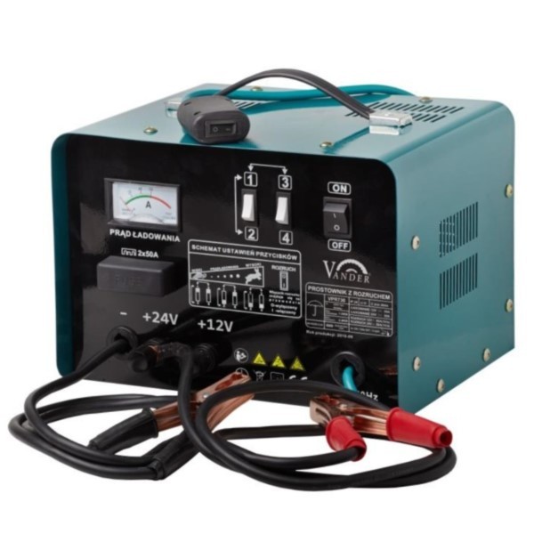 Autobatterie Ladegerät mit Starthilfe 12V/24V 1000W Vander VPR730
