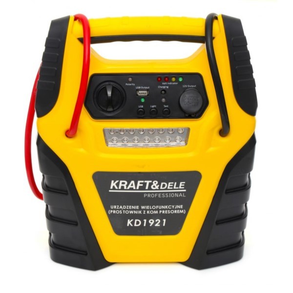 Autobatterie Ladegerät mit Starthilfe und Kompressor 12V Kraft&Dele KD1921