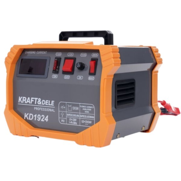 Autobatterie Ladegeräte 12V 24V 30A 90-250Ah transformator Kraft&Dele KD1924