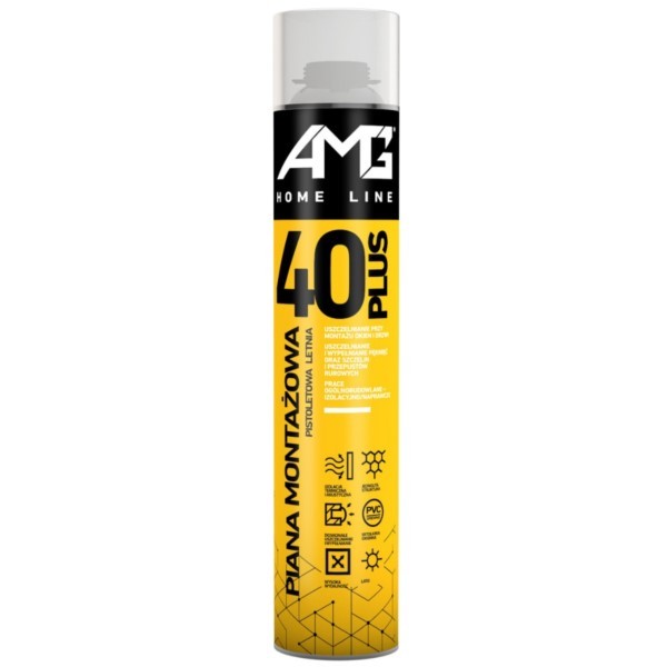 Bauschaum Pistolenschaum 750ml 40 Plus Home Line AMG