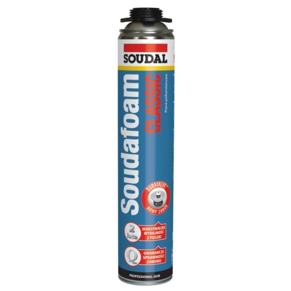 Bauschaum Pistolenschaum 750ml Soudafoam Classic Soudal 114091 Bauschaum PU