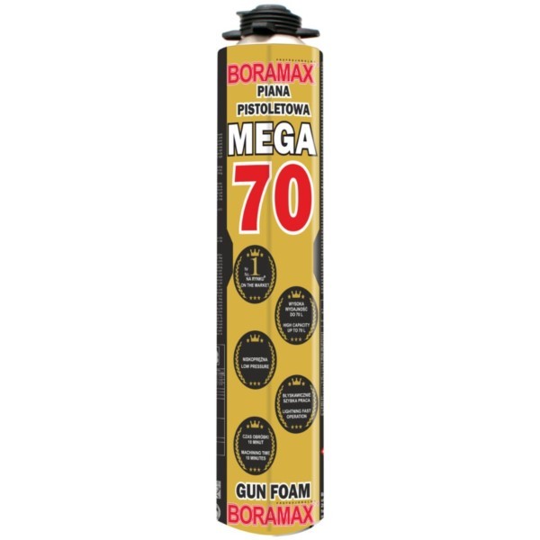 Bauschaum Pistolenschaum 870ml mega 70 Boramax PPB-70-PI