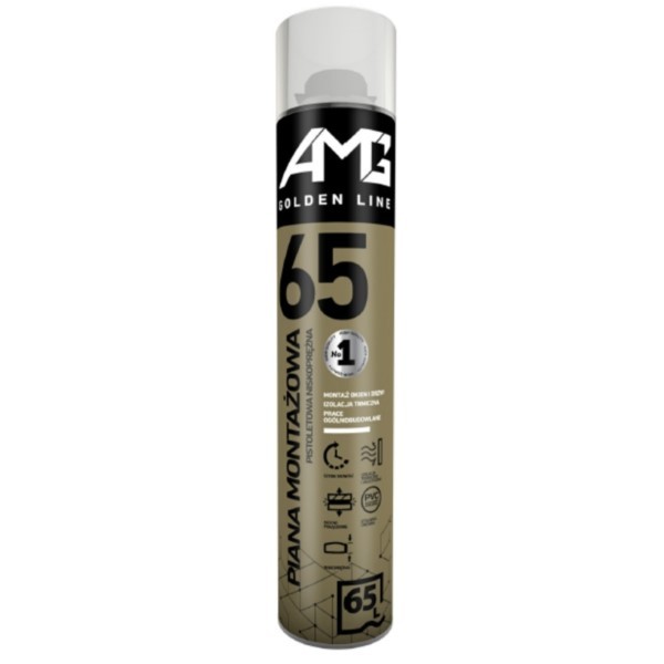 Bauschaum Pistolenschaum 880ml 65 Golden Line AMG