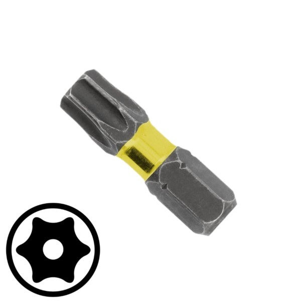 Bit 1/4” 25mm TT27 5St. Högert HT1S139