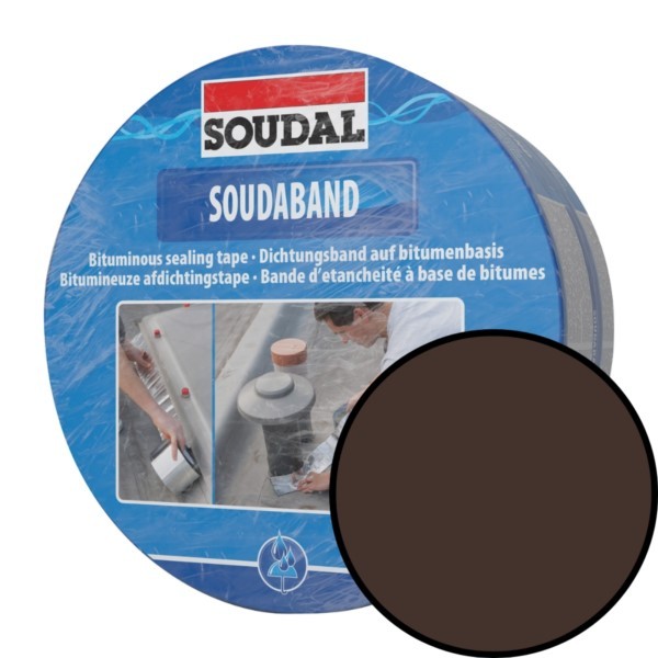 Bitumenband 225mm 10m braun Dachreparatur Soudaband Soudal 121853