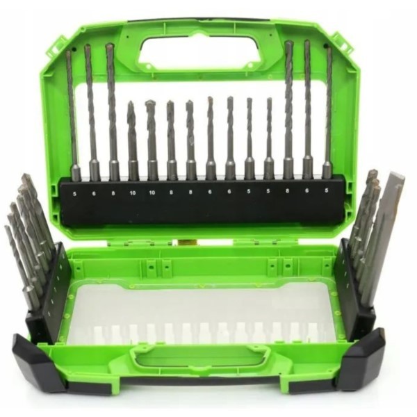 Bohrer- und Meißelset SDS-plus 5-12mm 26-teilig Kraft&Dele KD994