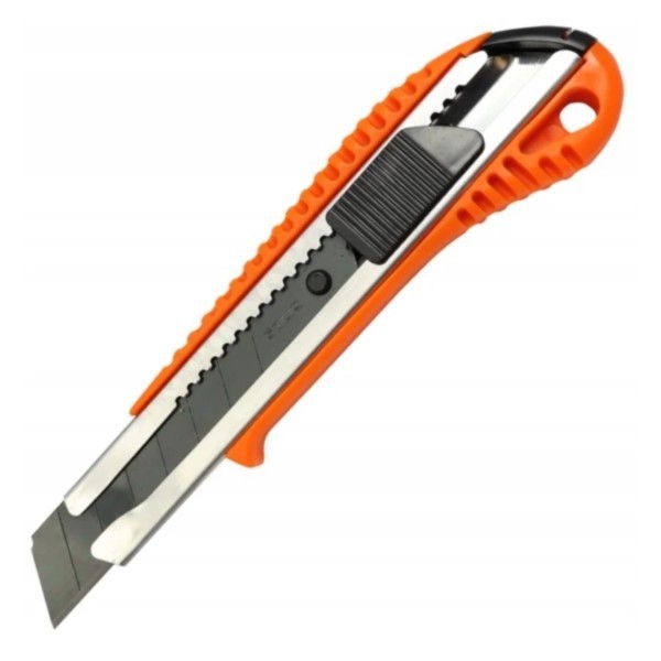 Cuttermesser 18mm Kunststoff-Griff Führung Black Tiger Solid 5641