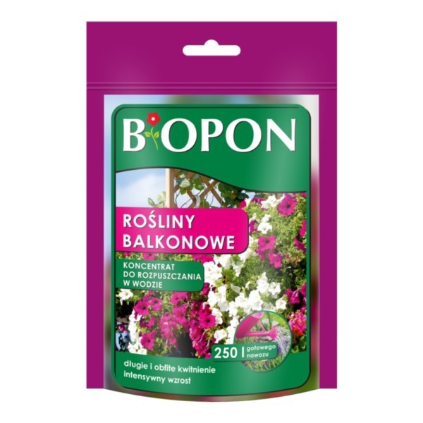 Dünger für Balkonpflanzen Kristalle konzentrieren 250g Beutel Bopon