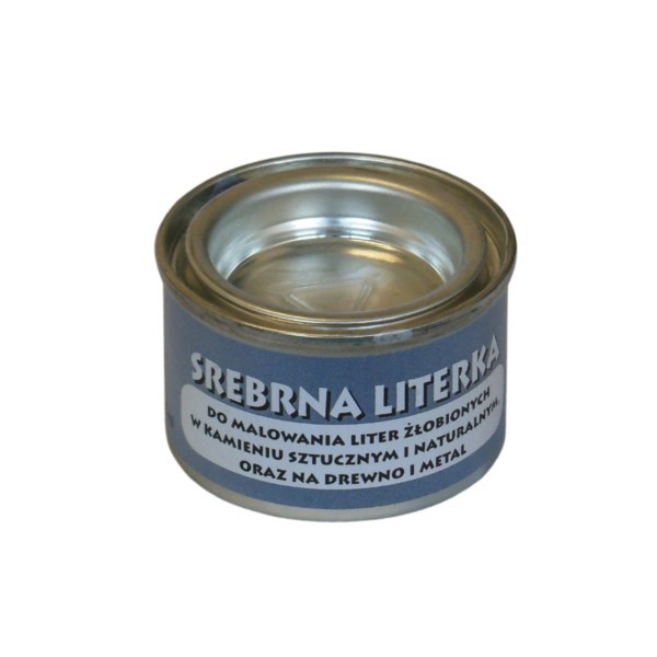 Dekorative Farbe 30ml Silberner Buchstabe