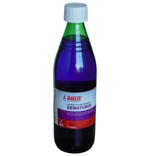 Denaturiert 0,5L Lila Aned Denaturix Glasflasche