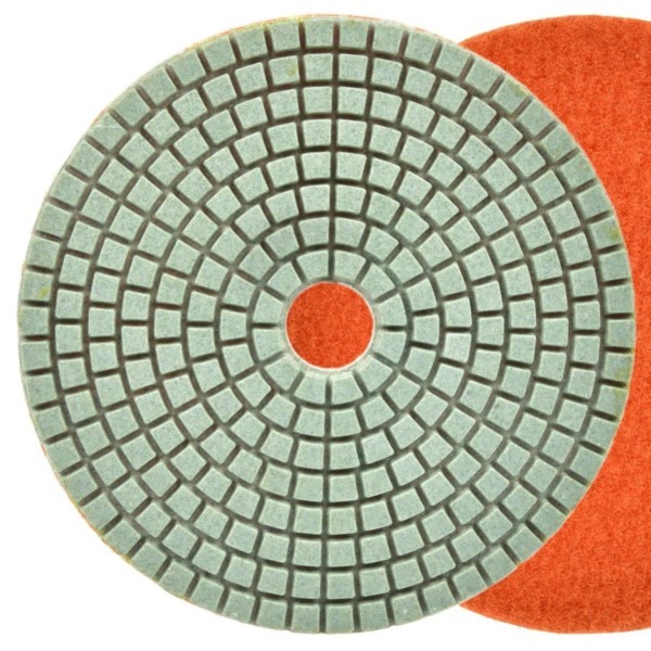 Diamantschleifpad 125mm für Feinsteinzeug Nassschliff GR200 Klett Geko G78919