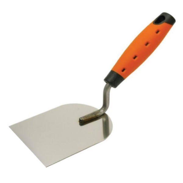 Edelstahl Stukkateurkelle 100mm r. 2K