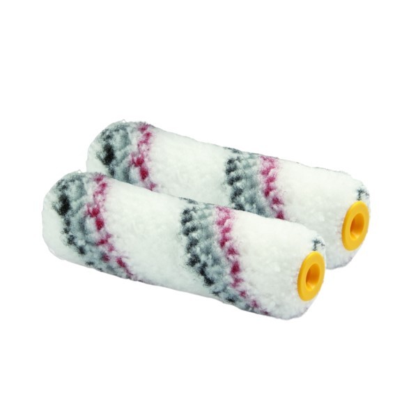 Farbwalze 10cm ⌀17mm Flor 12mm Loch 6mm 2St. Silverline HK Schuller 20003