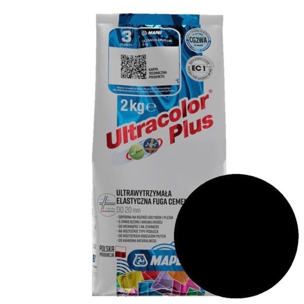 Flexfuge Ultracolor Plus 2 kg Farbe 120 schwarz MAPEI