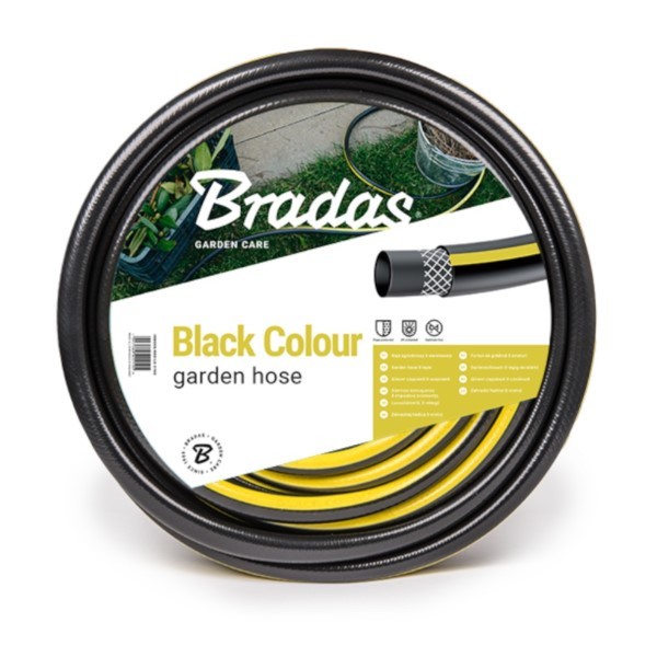 Gartenschlauch 1/2" 30m Black Colour Bradas WBC1/230