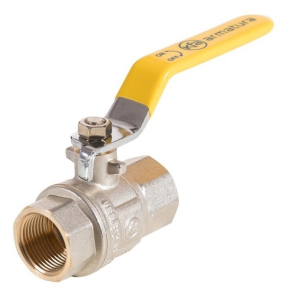 Gas-Kugelhahn 1/2" IG-IG KFA
