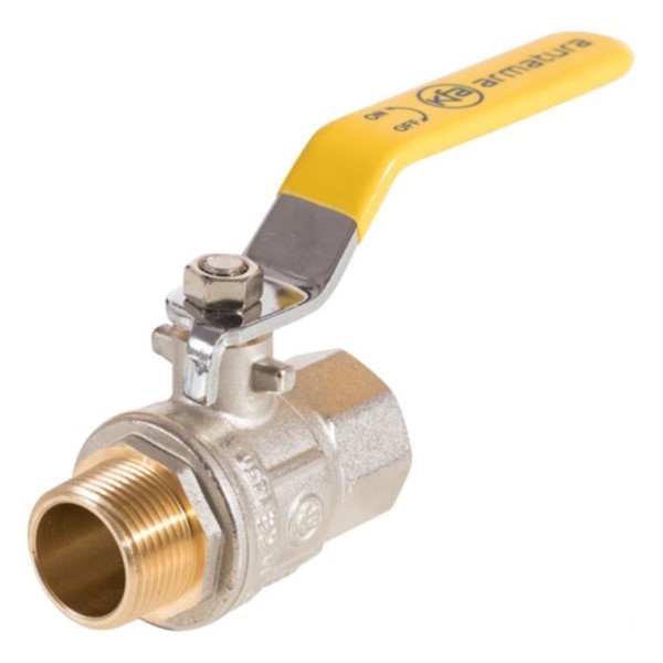 Gas-Kugelhahn 1" AG-IG KFA