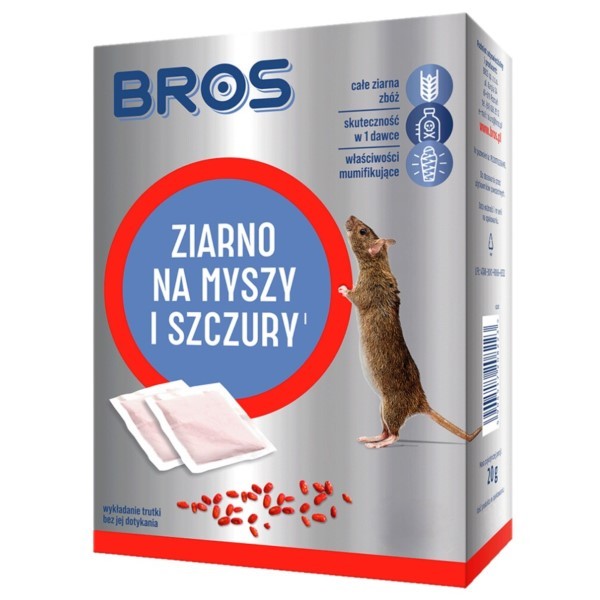 Getreide gegen Mäuse und Ratten 140gr BROS
