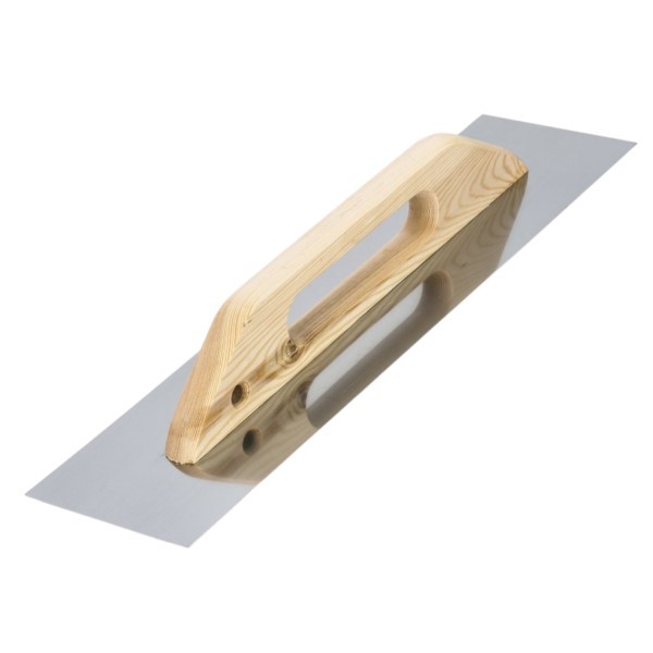 Glättekelle 48x13cm rostfrei Schweizer Holzgriff Gold Tools 6048