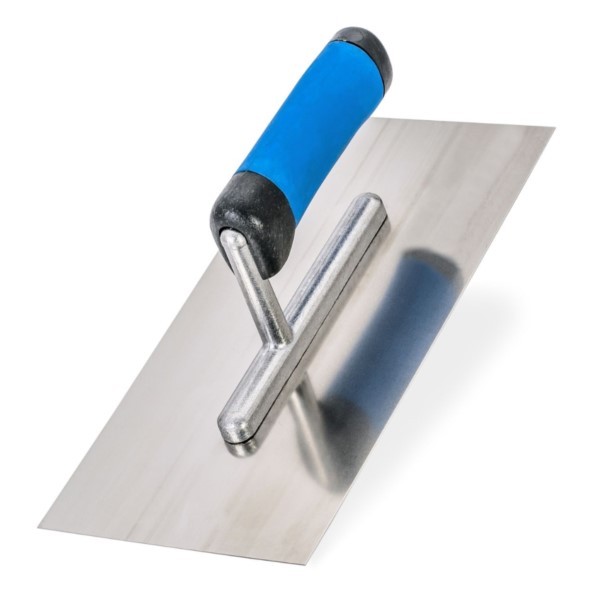 Glättekelle rostfrei 130x270mm Gummigriff