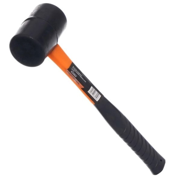 Gummihammer 500g Fiberglasstiel 29cm Kraft&Dele KD902