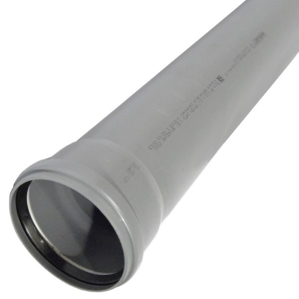 HT-Rohre PP 110x1000x2,7mm Abflussrohr grau Kanplast KW-RP-01-0-10-00-S