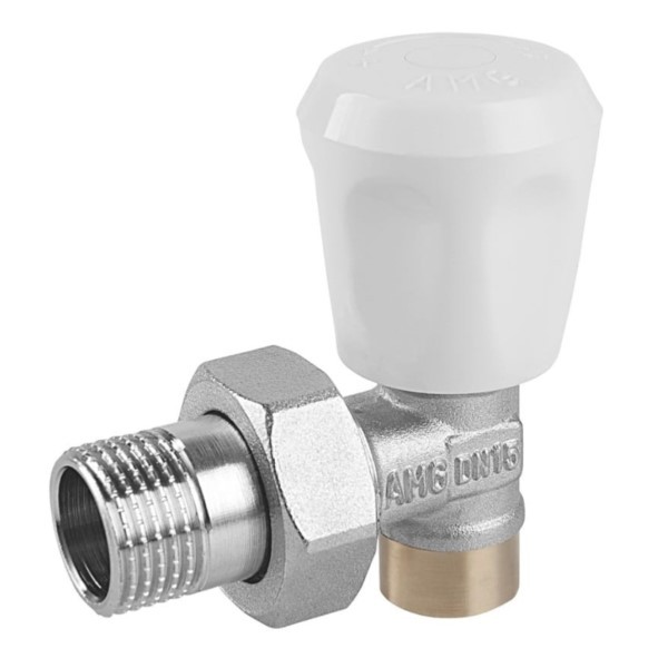 Heizkörperventil 1/2" Eckform Kupferinstallationen ⌀15 AMG