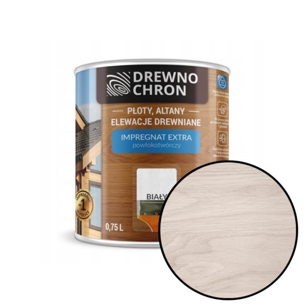 Holzimprägnierung Extra filmbildung 0,75L weiß Drewnochron