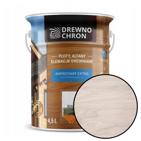 Holzimprägnierung Extra filmbildung 4,5L weiß Drewnochron