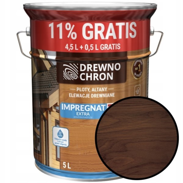 Holzimprägnierung Extra filmbildung 5L mittleres Palisander Drewnochron