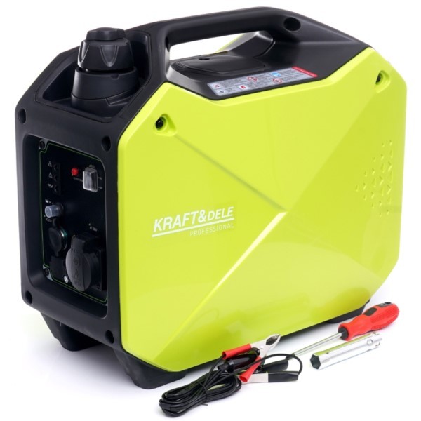 Inverter-Stromerzeuger 2100 W 230 V 12 V 5 V benzin Kraft&Dele KD684