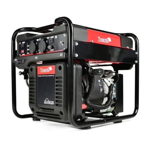 Inverter-Stromerzeuger 3000 W 230 V 12 V benzin 7 PS Tvardy T05011
