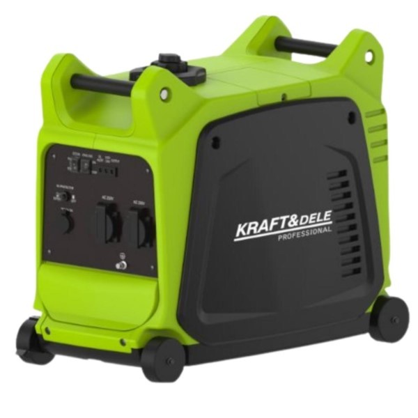 Inverter-Stromerzeuger 3300 W 230 V 12 V benzin 4 PS Kraft&Dele KD681