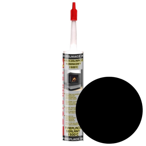 Kamin dicht 280ml schwarz 1500°C Boramax SIB-UK-1500-280