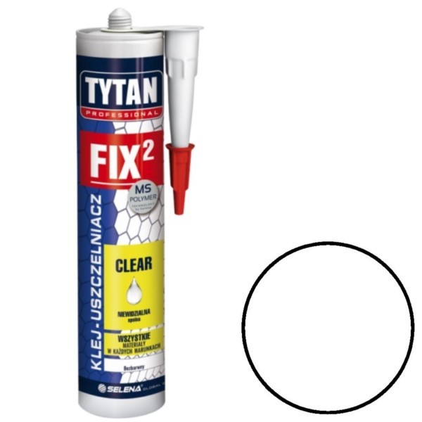Klebedichtmittel FIX2 CLEAR farblos 290ml Tytan 10041243