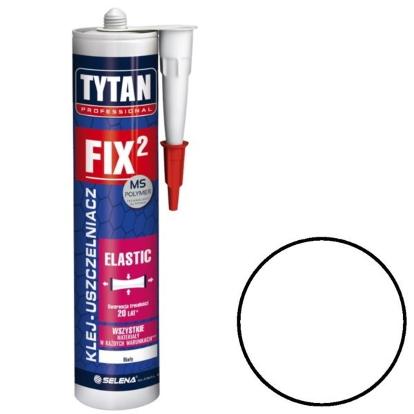 Klebedichtmittel FIX2 ELASIC weiß 290ml Tytan 10041398