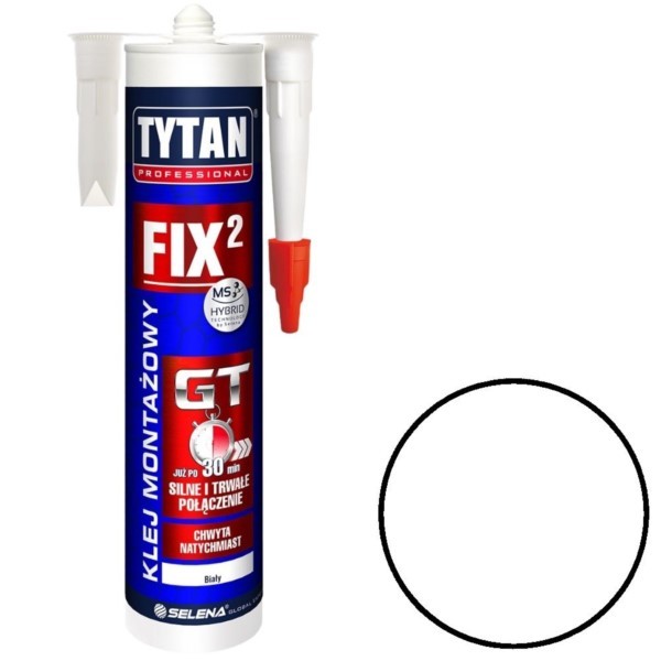 Klebedichtmittel FIX2 GT weiß 290ml schnell stark Tytan 10041181