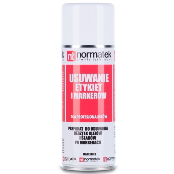 Klebstoffentferner für Etiketten und Marker Spray 400ml Normatek NT1013