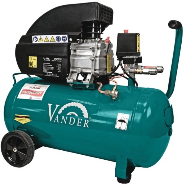 Kolbenkompressor 50L 1500W 98L/min Vander VSP752