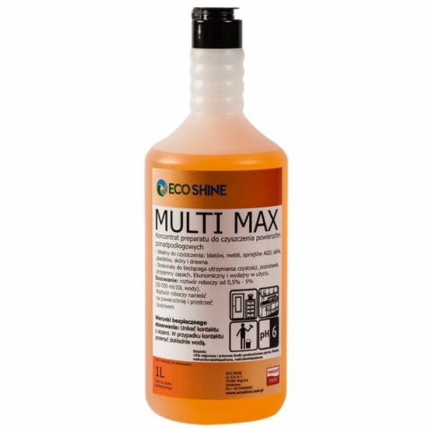 Konzentrat zur Reinigung von oberirdischen Flächen 1L Eco Shine Multi Max