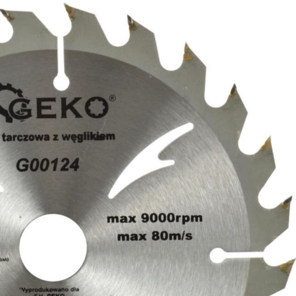 Kreissägeblatt für Holz 160x22x24T Hartmetall Geko G00124