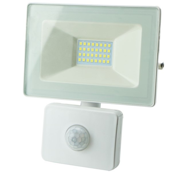 LED Lampe 10W 800lm 4000K 230V IP65 Strahler Infrarotsensor PIR Eko-Light EKN3476