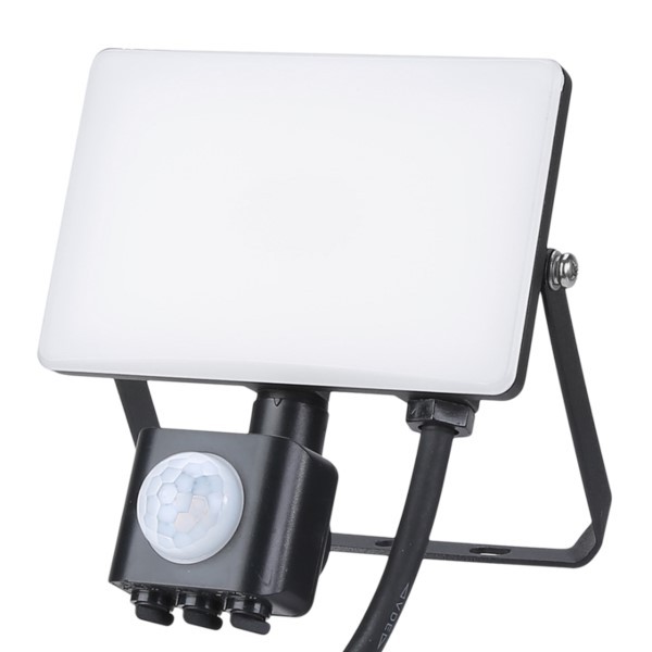 LED-Lampe 20W 2000lm 5000K 230V IP44 PIR-Sensor Strahler Eko-Light EKN9018