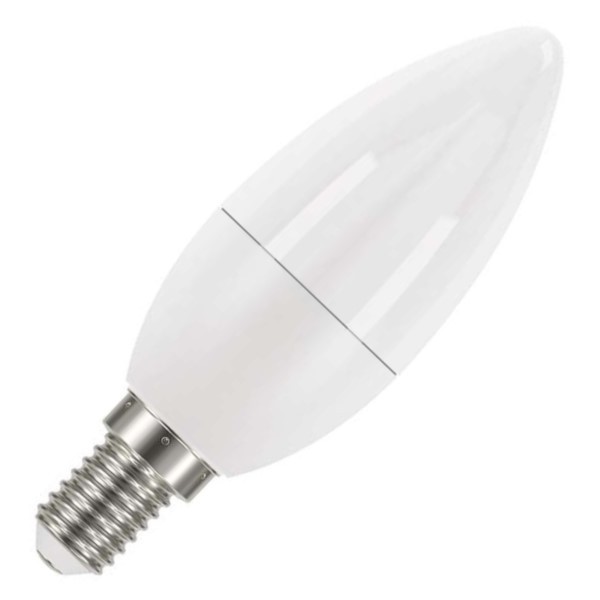 LED-Leuchtmittel E14 5W 470lm 4000K Neutralweiß 230V Kerzenform 6W Emos ZQ3221