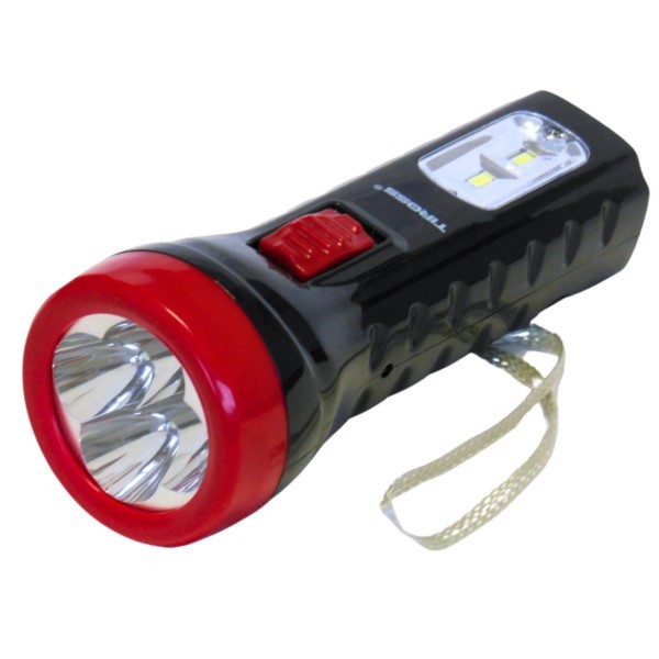 LED Taschenlampe 120m Akku 500mAh an Steckdose Tiross TS-2227
