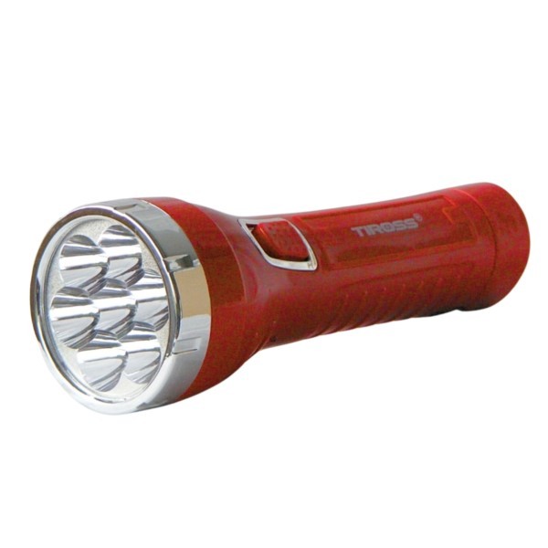 LED Taschenlampe 150m Akku 600mAh an Steckdose Tiross TS-2229