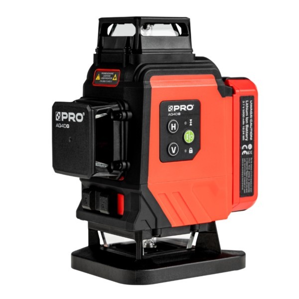 Laser Nivelliergerät mit Mehrfachstrahlen PRO-AQ4DG grün Laserstrahl PRO-L1210 Satz Plus