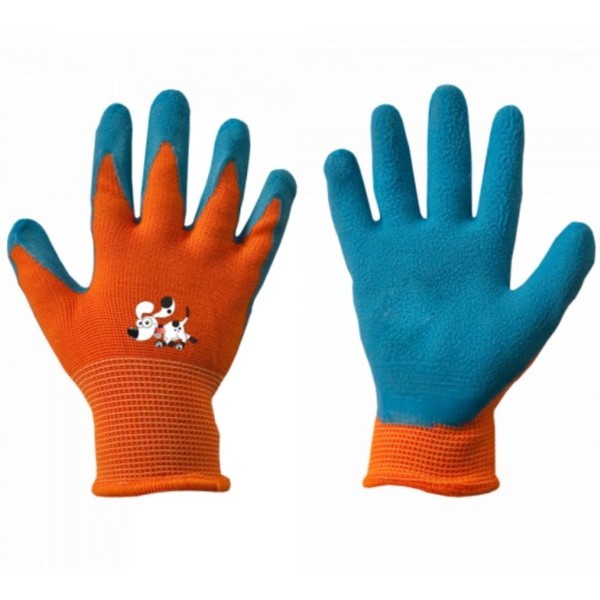 Latexbeschichteter Strickhandschuhe Orange Größe 6 Bradas
